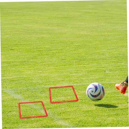Hemoton Agility Training Rings Set 6pcs Professional Speeds Train Rings Football Training Boys and Girls' Hand-Eye Coordination