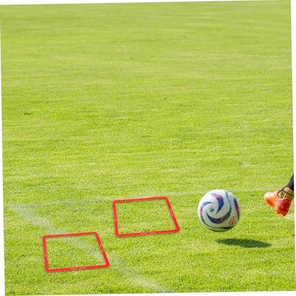 Hemoton Agility Training Rings Set 6pcs Professional Speeds Train Rings Football Training Boys and Girls' Hand-Eye Coordination
