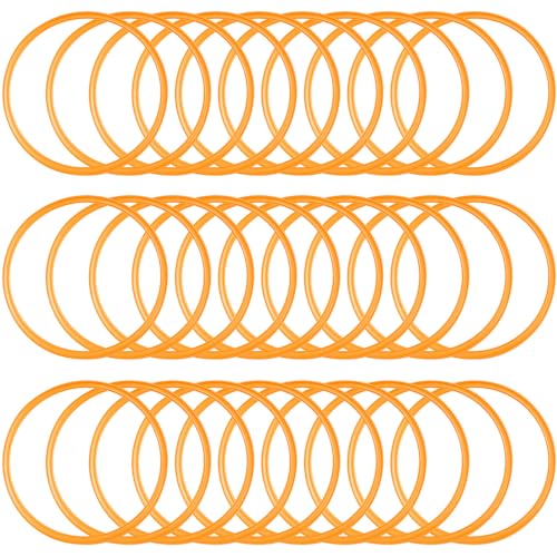 Agility Rings Speed and Agility Training Rings Exercise Speed Circle Jumping Hoops for Training Toss Equipment - color: Orange, size: 15 Inch