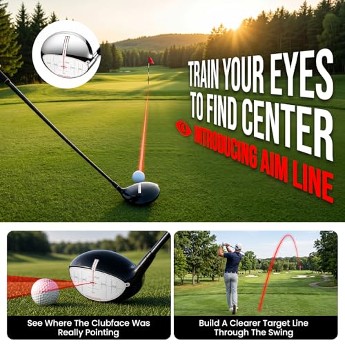 Golf Impact Tape, Golf Training Aid for Instant Impact Feedback - style: 150PC-Alignment Guide Right-Handed Stickers