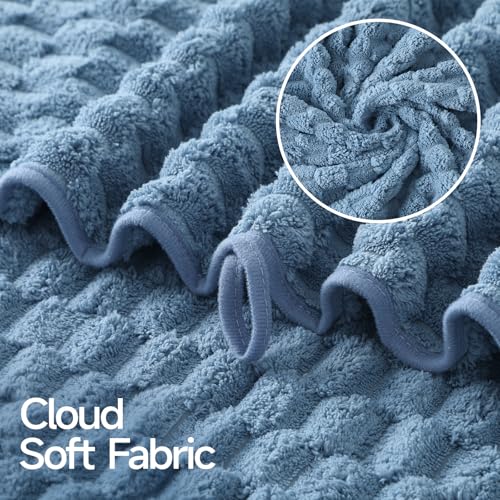 REDKISS Microfiber Bath Towels of 4-27x55 Inches Bath Towel Large, Highly Absorbent Towels for Bathroom, Quick Drying, Super Soft, Lint Free Fluffy Shower Towel for Gym, SPA, Ideal Everyday Use