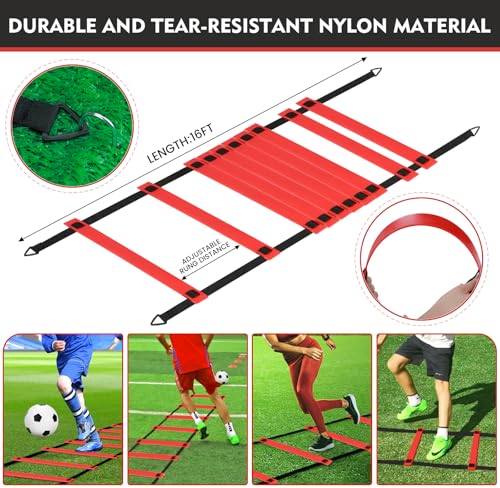 6' x 4' Soccer Goals Nets for Backyard Beach Pop Up Soccer Training Equipment Net Portable Goal Set with Ball, and Cones, Youth Outdoor Sports Games Football Goal with Carry Bag