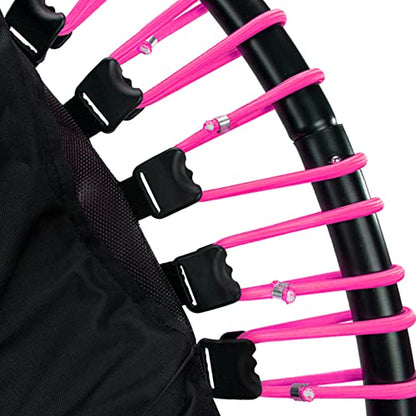 LEAPS & REBOUNDS Fitness Trampoline Rebounder - 48 in Pink