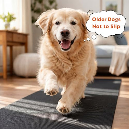 Nuanchu Yoga Mat Roll 24 inch Width, 4mm Thick Non Slip Exercise Mat, Large Anti Tear Gym Flooring for Home Workout, Fitness, Senior Dog Floor Protection