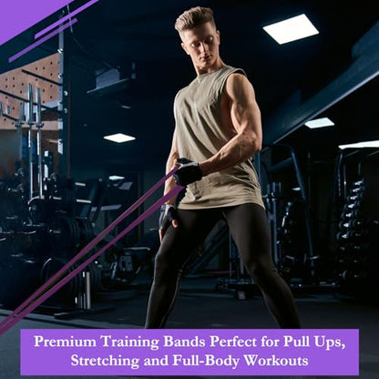 16 Pcs Resistance Bands Pull up Assistance Bands Exercise Workout for Working Out Muscle Training Therapy Muscle Training Men and Women