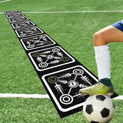 Colaxi Agility Ladder Mat Pad Footwork Practice Foldable Soccer Nonslip Speed Training Equipment for Coordination Balance
