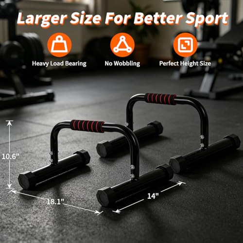 Dip Bars for Home 2 in 1 Strength Training Dip Station for Home Gym,9 Level Adjustable Calisthenics Bars,1200LBS Heavy Duty Dip Stand SPORTING GOODS