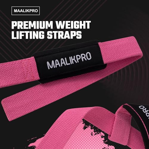 Weight Lifting Straps | Wrist Lifting Strap - color: Light Pink