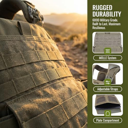 Adjustable Weighted Vest for Men & Women – Fitness Workout Vest with Removable Weights, Breathable Mesh, Secure Adjustable Straps for Running, Walking & Strength Training