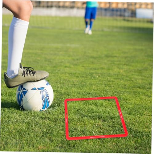 Multi-Function Agility Rings 6pcs Set Soccer Training Equipment Speed Agility Training Sports Supplies for Boys and Girls