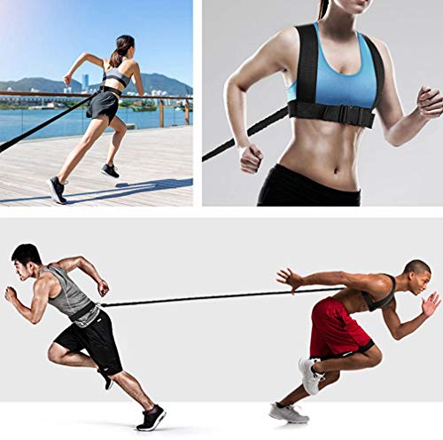 Resistance Training Rope Explosive Force Bounce Physical Training Resistance Rope Improving Speed, Stamina and Strength - color: 6.6FT Kit