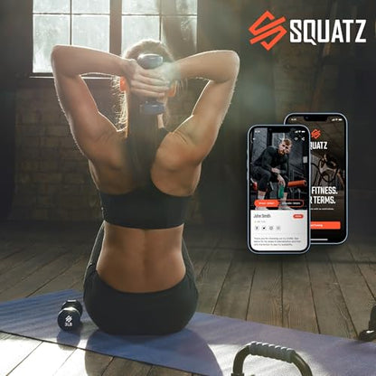 Squatz Adjustable Dumbbell Set 70-140LB Adjustable Dumbbells For Home Gym, Anti-Slip Handle With Heavy‑Duty Plates, Exercise Fitness Dumbbells For Home Gym Strength & Weight Training - size: 20 lbs Fixed