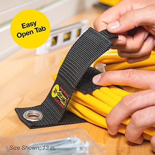 Heavy-Duty Wrap-It Storage Straps - 17" (6-Pack) Silver - color: Silver, size: 17-in. (6-Pack)