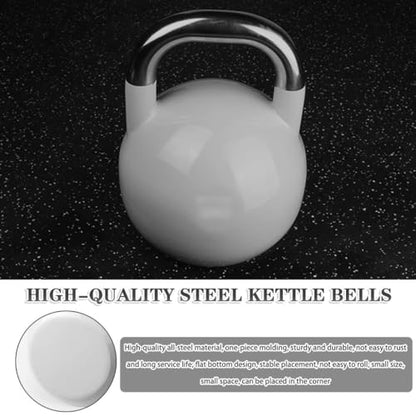 Kettlebell Weights Fitness Steel Competitive Kettle Bells, Muscle Training Dumbbells for Men and Women, Flat Bottom, Gym Exercise Equipment(24kg)