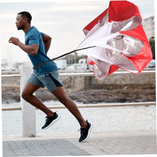 SUPVOX Sprinting Parachute for Speed Training Resistance Running Equipment for Outdoor Athletes Explosive Power and Core Strength for Soccer and Track Training Sessions