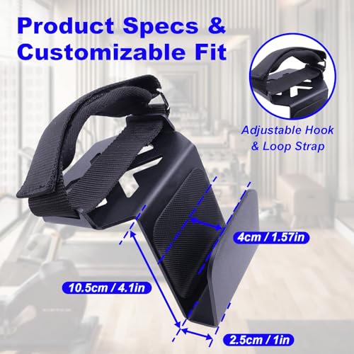 J Bryant Tibialis Raise Dumbbell Tib Trainer, Adjustable Detachable Tib Bar Alternative with Neoprene Padded Foot Strap & Secure Dumbbell Slot for Home Gym Knee Over Toes Training - color: Black For Single Foot