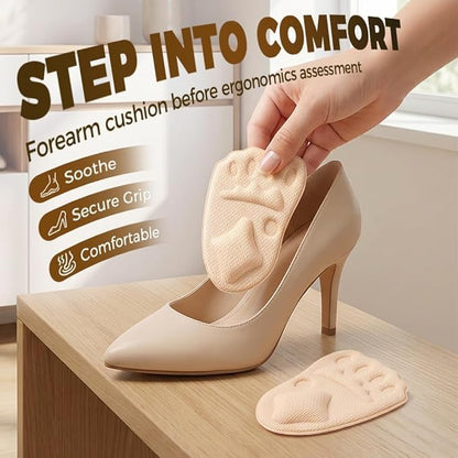 3 Pairs Metatarsal Pads for Women Men, 2026 Upgraded Breathable Shoe Inserts, Ball of Foot Cushions, Comfort Non-Slip Foot Pads (Beige)