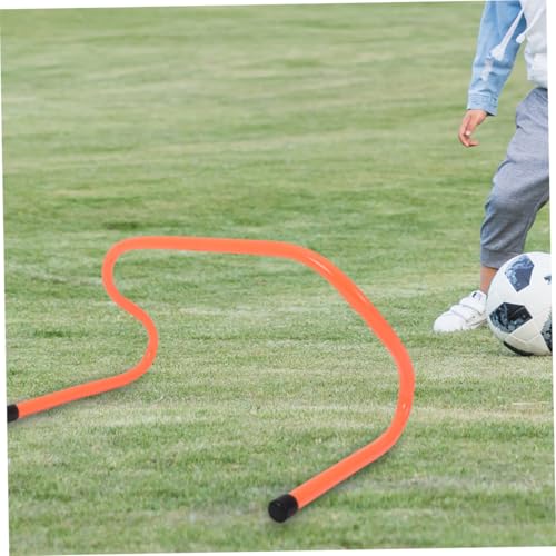 4pcs Agility Hurdles Set 15cm Plastic Speed Training Equipment for Football Basketball Obstacle Course and Track Running Training