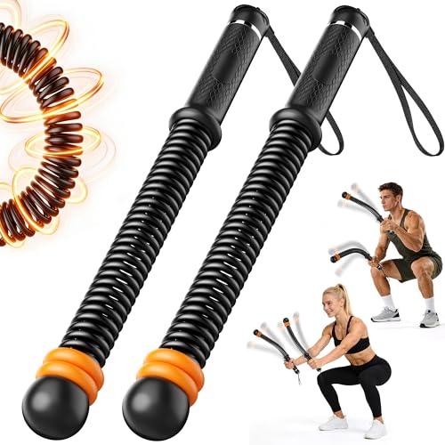 Upgrade Weighted Ropeless Battle Ropes, Adjustable Cordless Battle Rope – Portable Battle Ropes for Home Gym Workout, HIIT & Cardio Full Body Training Exercise Rope for Strength Training Men & Women - color: Black