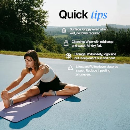 Natural Rubber Workout Mat with Bag | Thick Rubber mat 4.5 mm | Non Slip Yoga Mat Non Slip| Gym Mats for Home Gym Floor Mat, Home Exercise Mats for Home Workout Accessories, Fitness Mat, Workout Mats for Home Gym, Yoga Matt, Stretching Mat, Thick Exercise