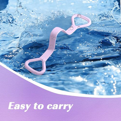 Resistance Bands, Figure 8 with Handles - color: Purple