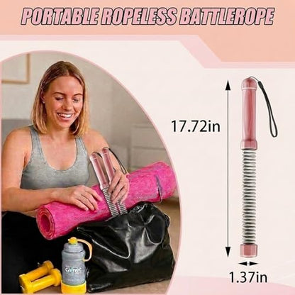 Portable Workout Resistance Training Tool | Space-Saving Home Fitness Equipment for Light Exercise, Daily Movement & Low-Impact Training for Men & Women Working Out.(Pink 2pcs)