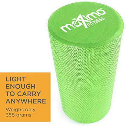 Maximo Fitness Foam Roller - High Density Exercise Roller for Trigger Point Self Massage, Muscle and Back Roller for Fitness, Physical Therapy, Yoga and Pilates, Gym Equipment