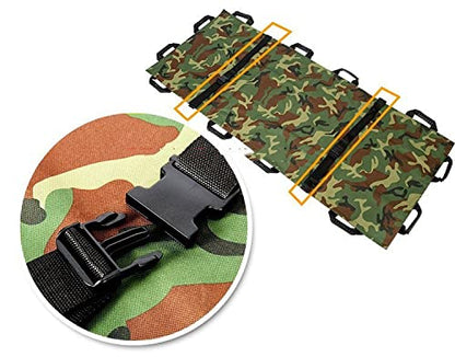 Waterproof Portable Stretcher - Soft Folding Emerncy Stretcher with 12 Handles for Hospitals, Sports Venues & Ambulance - Lifesaving Transfer Board - size: B