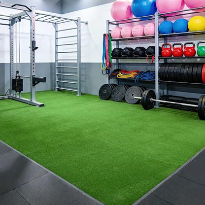 Yescom Sports Sled Strips Turf Gym Turf Flooring for Weight Sled Push Gym - size: 0.8"H-3'x33'(100Sq.Ft)