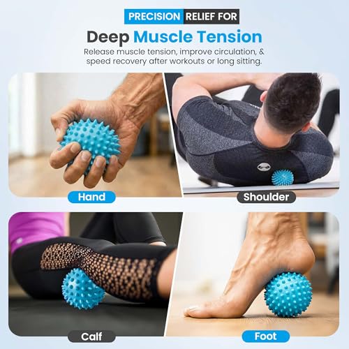 Spine Decompression Back Stretcher with Massage Ball - 3 Level Adjustable Back Cracker Board for Lower Back Comfort - Posture Support and Scoliosis Aid for Home, Office & Gym