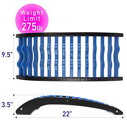 U.S. JACLEAN Orthopedic Back Stretching Support Stretch Mate for Back and Sciatica Pain with Cushion Pad