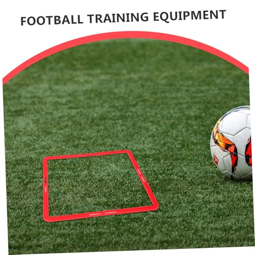 Hemoton Agility Training Rings Set 6pcs Professional Speeds Train Rings Football Training Boys and Girls' Hand-Eye Coordination