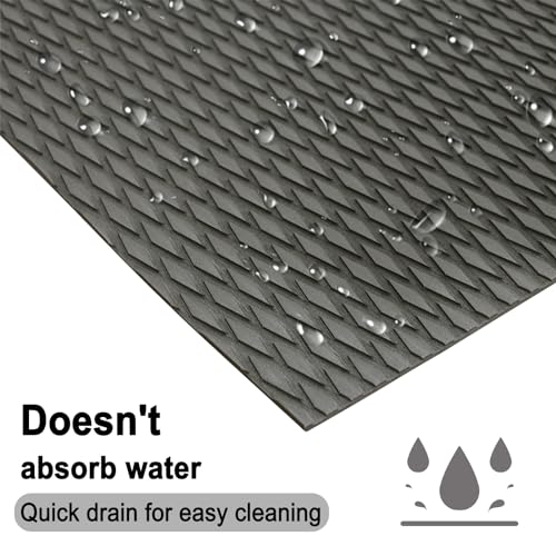 HZshark EVA Foam Boat Decking Sheet Universal DIY Surfboard Traction Pad Non-Slip Grip Mat Trimmable Sheet for Kayak RV Yacht Pool Skateboard Skimboard Step Green Yellow Orange Blue Dark Grey Black