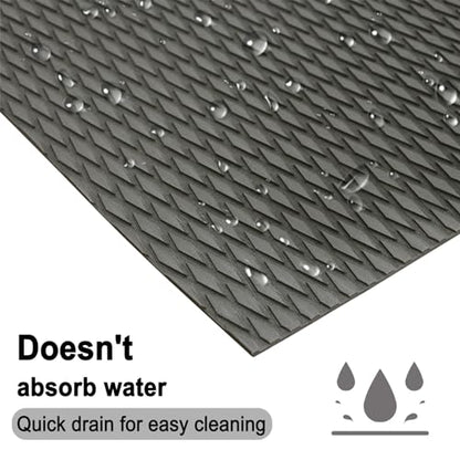 HZshark EVA Foam Boat Decking Sheet Universal DIY Surfboard Traction Pad Non-Slip Grip Mat Trimmable Sheet for Kayak RV Yacht Pool Skateboard Skimboard Step Green Yellow Orange Blue Dark Grey Black