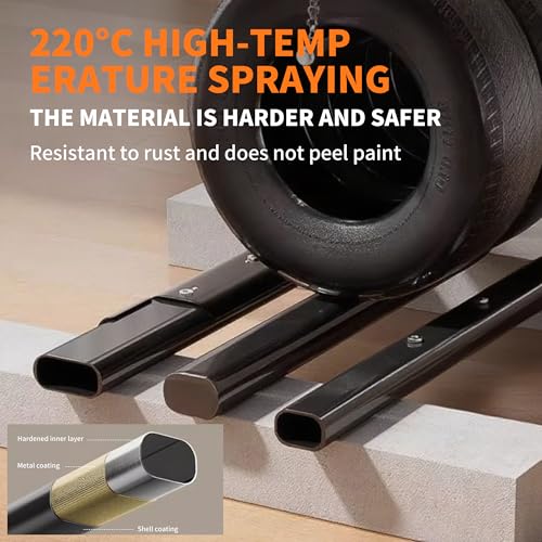 Adjustable Pull Up Bar for Home with Backrest, 6-Level Height Adjustment (69-94.5 inches), 352lb Capacity Carbon Steel Frame for Stability, Train Back, Abs & Chest