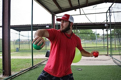 Tap Conditioning Max-Grip Weighted Ball - Set of Six | Industry Leading 2-Year Warranty Plyometric Balls Used in Pitching and Hitting Training