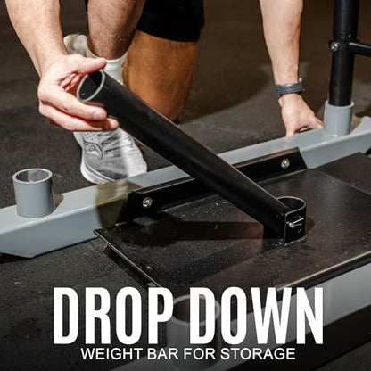 QUICKPLAY Weight Training Push/Pull Sled or Pull Sled Only- Heavy Duty Steel for Strength & Conditioning Workout Build Explosive Power, Speed & Agility- Folding, Compact Design For 50mm Olympic Plates