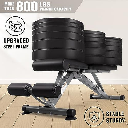 RitFit Adjustable/Foldable Utility Weight Bench for Home Gym - color: Sliver