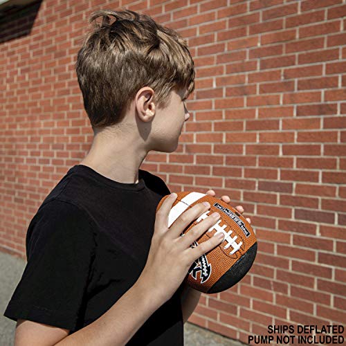Passback Junior Composite Football, Ages 9-13, Youth Training Football, (Ships Deflated)