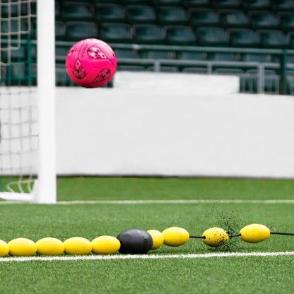 FORZA Single Line Goalkeeper Ball Deflector – Premium Soccer Training Tool for Enhanced Reaction Time & Ball Control - style: With Weights