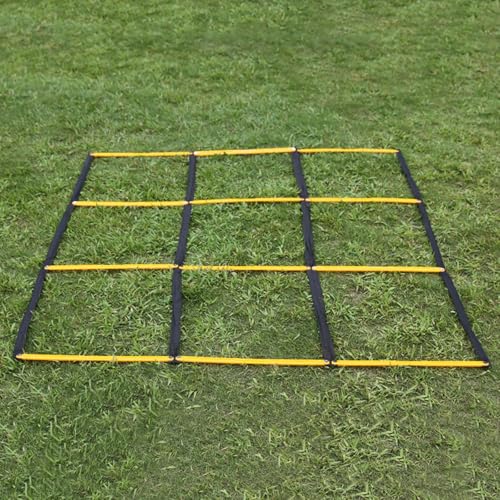 Multifunctional 9 Grids Agility Ladder for Sports Training Fitness and Footworks Drill Agility Train Enduring Adjusted Speed Training