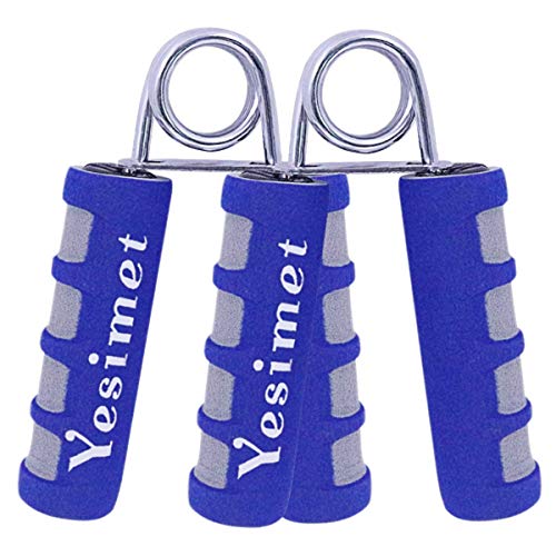 2 Pack Hand Grip Strengthener Set, Forearm Exerciser, Finger Gripper, Grip Strength Trainer, Hand Grip- Soft Foam Hand Exercise for Quickly Increasing Wrist Forearm and Finger Strength