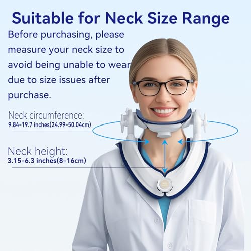 Cervical Traction Device Neck Brace Support Stretcher for Pain Relief