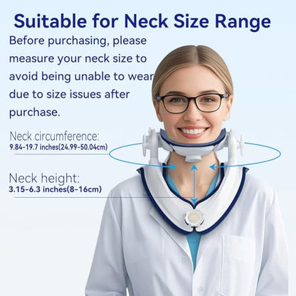 Cervical Traction Device Neck Brace Support Stretcher for Pain Relief