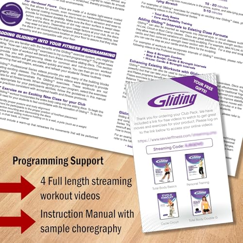 Gliding Studio Pack, Exercise Sliders in Bulk: 12 Pairs for Hardwood Floors