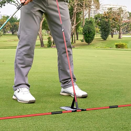 Compatible for Golf Alignment Rod Holder Practice Plate Swing Angle Posture Correction Trainer