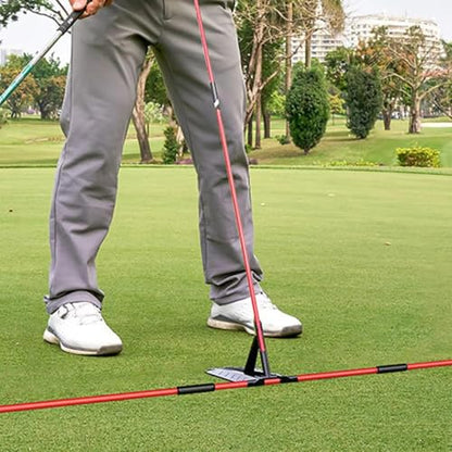 Compatible for Golf Alignment Rod Holder Practice Plate Swing Angle Posture Correction Trainer
