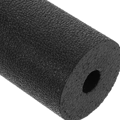 VALICLUD Compact Foam Roller Black Hollow Small Muscle Roller for Deep Tissue Massage for Yoga Training and Fitness Relaxation