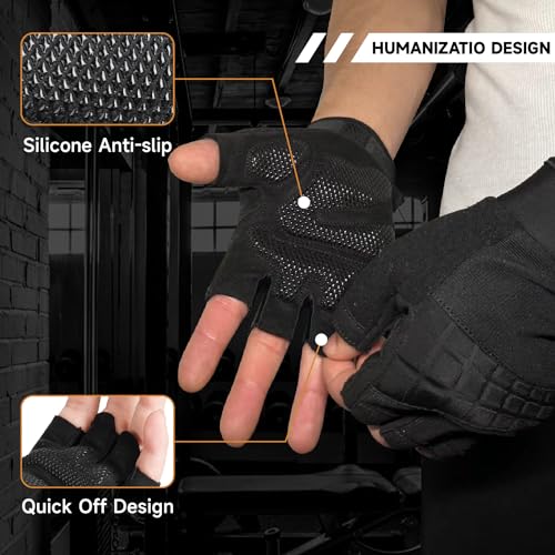 VWX Anti-Slip Gel Palm Workout Gloves for Men and Women - with Sweat-Wicking Fabric for Gym,Weight Lifting, Cycling, Weightlifting, Exercise, Climbing - size: Small
