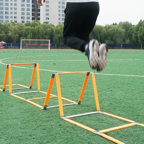 Ladder Workout Foldable, Vertical Jump Trainer, Agility Training Equipment, Flexibility, Co-Ordination, Balance, All Purpose Practice Equipment